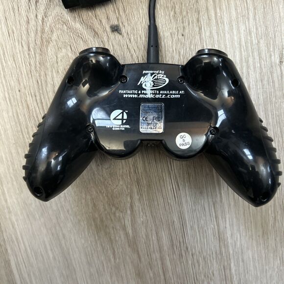 Mad Catz Marvel Fantastic 4 PS2 Controller Sony Playstation 2 Blue Tested Works - Picture 5 of 9